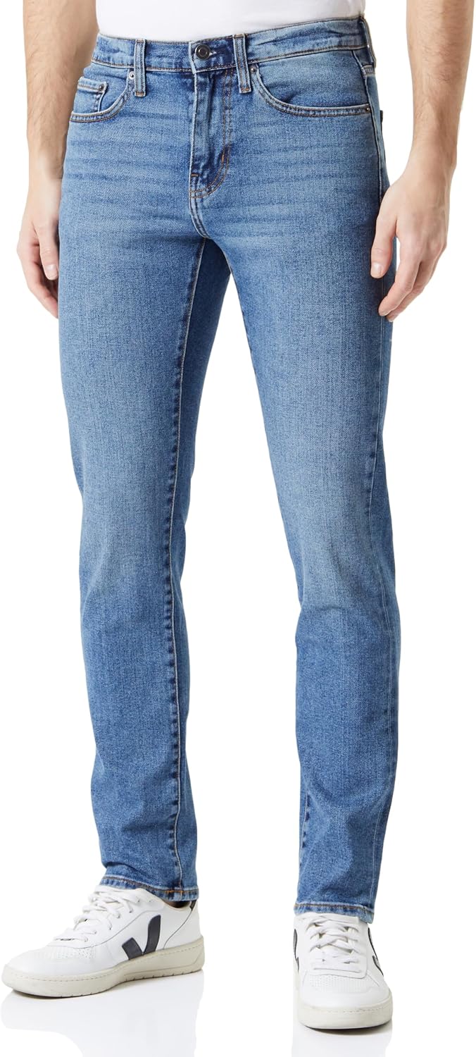 Amazon Essentials Men's Athletic-Fit Stretch Jeans - Discontinued Colors Amazon Essentials Men's Athletic-Fit Stretch Jeans - Discontinued Colors - Image 1