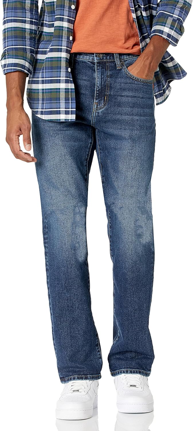 Amazon Essentials Mens Jeans, Slim Fit Stretch, Bootcut - Discontinued Colors