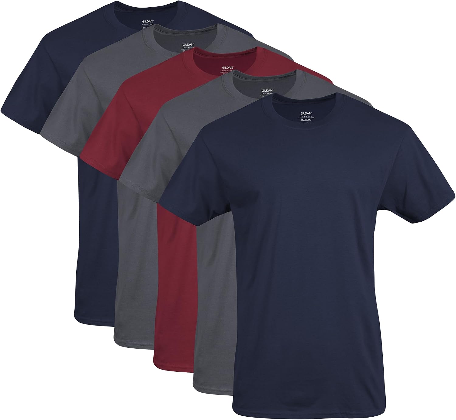 Gildan Men's Crew T-Shirts, Multipack, Style G1100 Gildan Men's Crew T-Shirts, Multipack, Style G1100 - Image 1