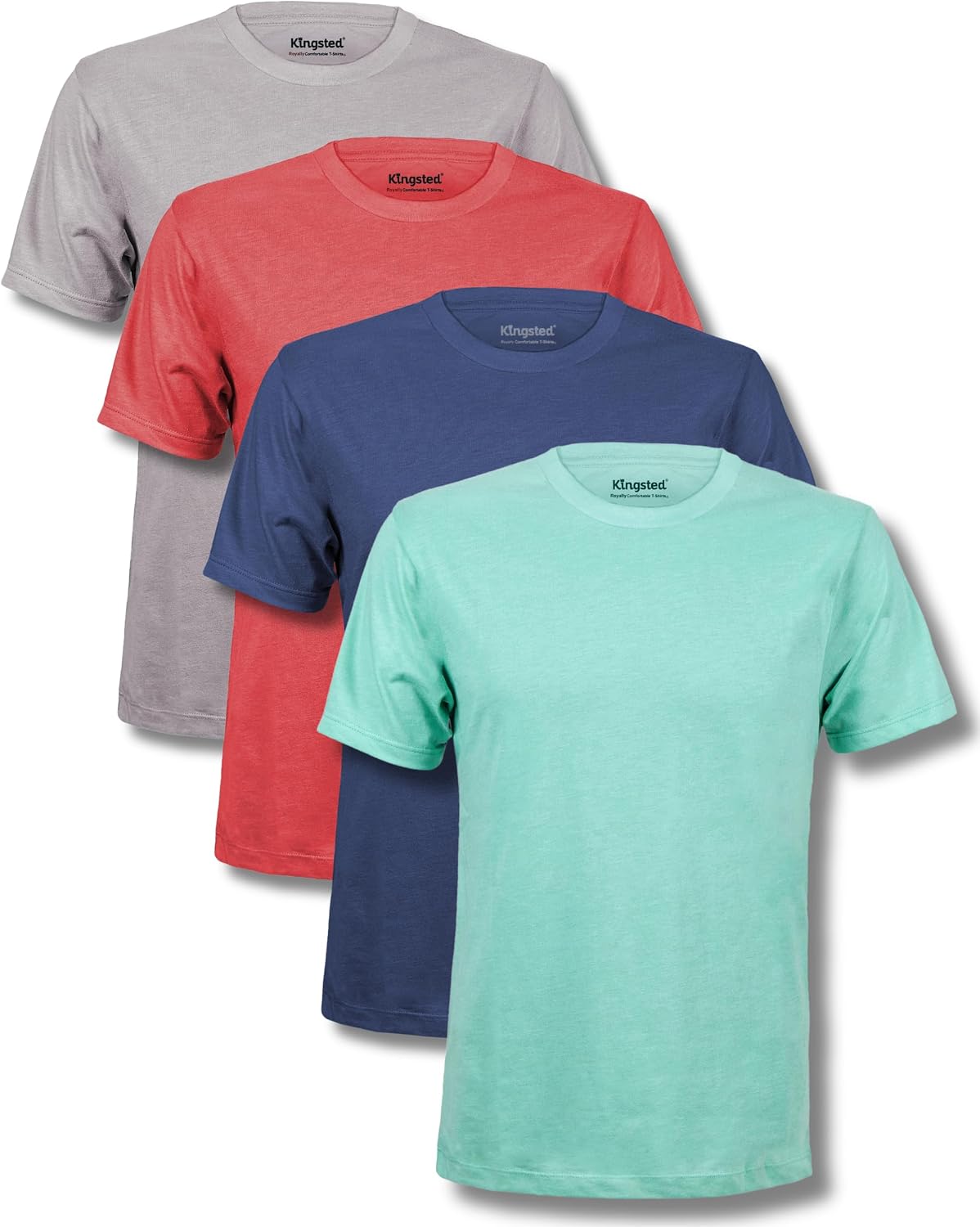 Kingsted T-Shirts for Men Pack - Royally Comfortable - Super Soft Premium Fabric - Well-Crafted Classic Tee