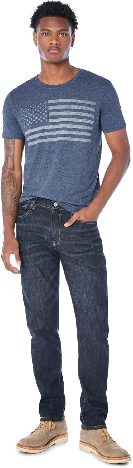 Men’s Athletic Fit Jeans — Room Through Thigh, Tapered Leg