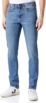 Men’s Athletic Fit Stretch Jeans — Five Pocket Denim