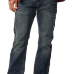 Men’s Bootcut Fit Jeans — Regular Rise Five Pocket Denim
