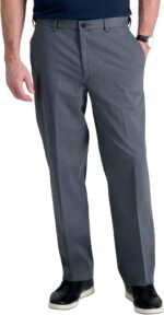 Men’s Classic Fit No-Iron Khaki Trousers — Flat Front
