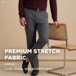 Men’s Classic Fit No-Iron Khaki Trousers — Flat Front