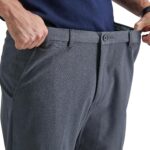 Men’s Classic Fit No-Iron Khaki Trousers — Flat Front