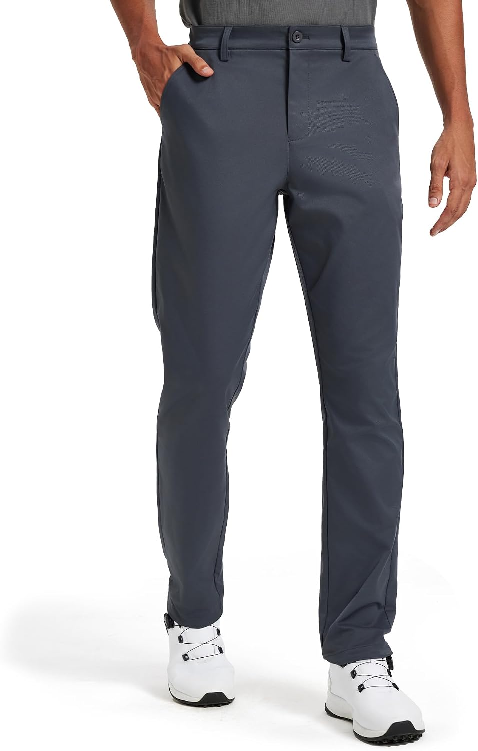 Men's Classic Fit Stretch Golf & Dress Work Pants 30''\/32''\/34'' | All-Day Comfort Performance Trousers for Business & Suit