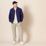 Men’s Classic Fit Wrinkle Resistant Stretch Chino Trousers