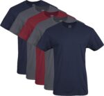 Men’s Cotton Crew Neck T-Shirts — Multipack, Classic Fit