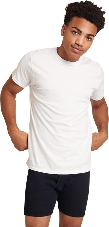 Men’s Cotton Crew Neck T-Shirts — Multipack, Classic Fit