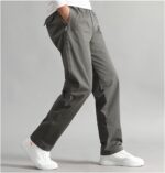 Men’s Elastic Waist Jogger Cargo Trousers — Lightweight Casual