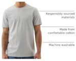 Men’s Everyday Soft Crewneck T-Shirt — Plain Cotton Tee