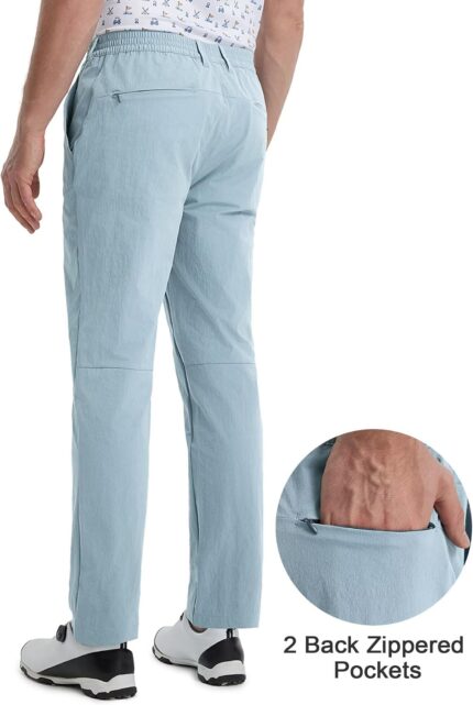 Men’s Lightweight Golf Trousers — Five Pocket, Water Resistant Stretch