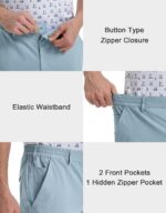 Men’s Lightweight Golf Trousers — Five Pocket, Water Resistant Stretch