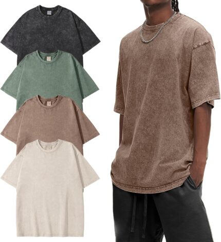Men's Oversized Heavyweight Cotton T-Shirt — Vintage Baggy Fit