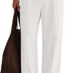 Men’s Pleated Wide Leg Trousers — Relaxed Fit Slacks