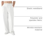 Men’s Pleated Wide Leg Trousers — Relaxed Fit Slacks