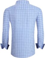 Men’s Printed Business Casual Shirt — Wrinkle Resistant Four-Way Stretch