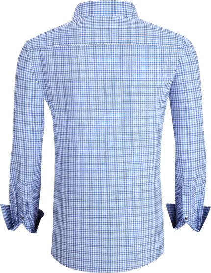 Men’s Printed Business Casual Shirt — Wrinkle Resistant Four-Way Stretch