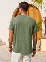 Men’s Printed Graphic Short Sleeve T-Shirt — Crewneck Summer Tee