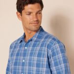 Men’s Regular Fit Long Sleeve Poplin Shirt — Business Casual