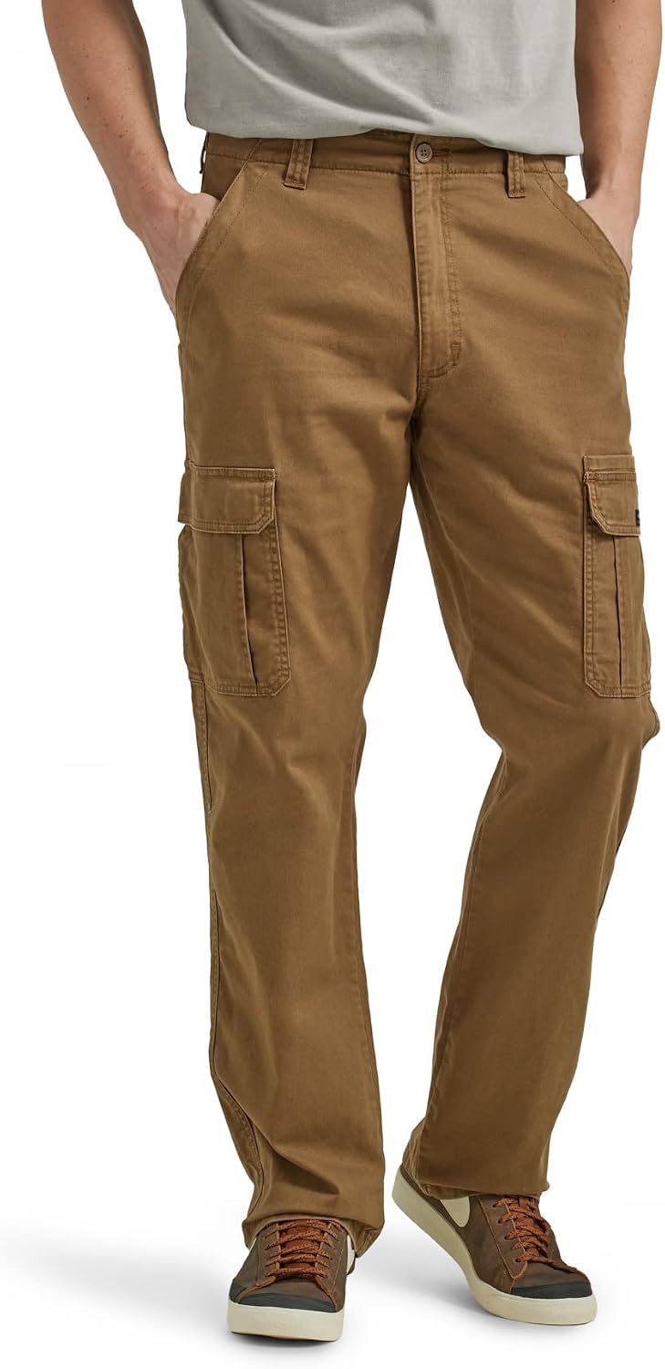 Men’s Relaxed Fit Cargo Trousers — Stretch Cotton, Utility Pockets Men’s Relaxed Fit Cargo Trousers — Stretch Cotton, Utility Pockets