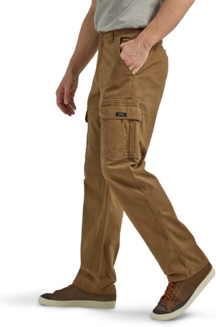 Men’s Relaxed Fit Cargo Trousers — Stretch Cotton, Utility Pockets