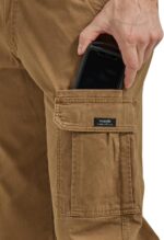 Men’s Relaxed Fit Cargo Trousers — Stretch Cotton, Utility Pockets