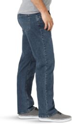 Men’s Relaxed Fit Jeans with Comfort Flex Waist — Five Pocket