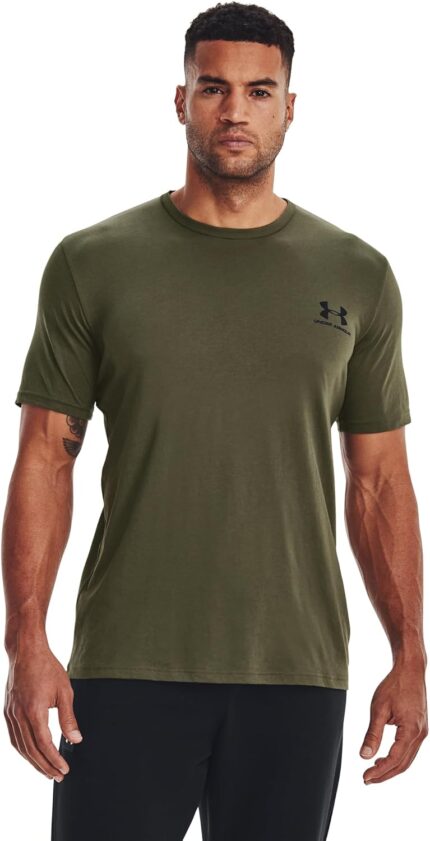 Men’s Short Sleeve Sportstyle T-Shirt — Left Chest Logo, Loose Fit