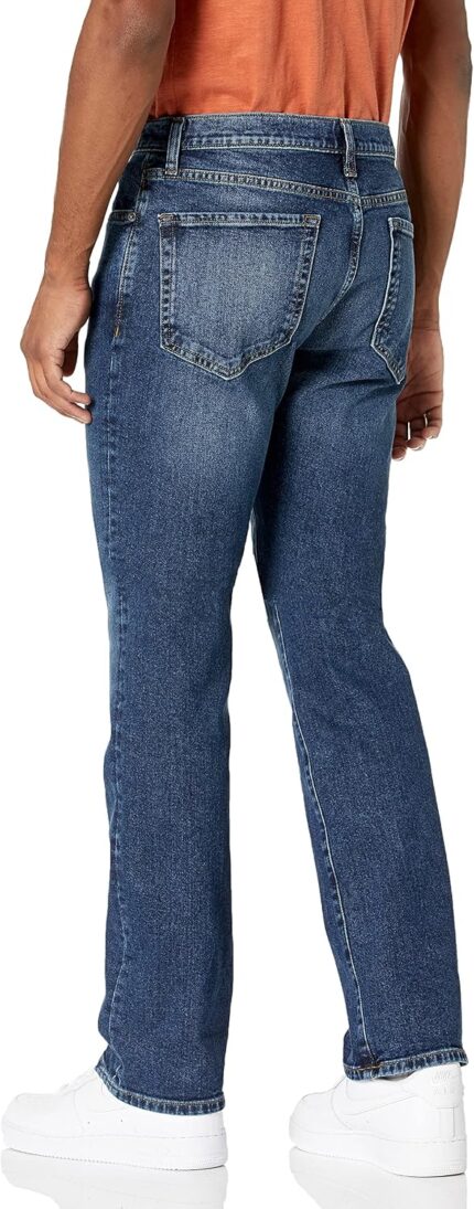 Men’s Slim Fit Bootcut Stretch Jeans — Five Pocket