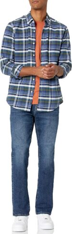 Men’s Slim Fit Bootcut Stretch Jeans — Five Pocket