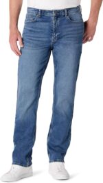 Men’s Straight Fit Jeans — Low Stretch Denim, Five Pocket