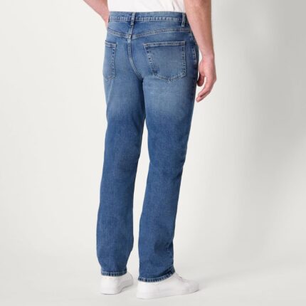 Men’s Straight Fit Jeans — Low Stretch Denim, Five Pocket