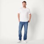 Men’s Straight Fit Jeans — Low Stretch Denim, Five Pocket