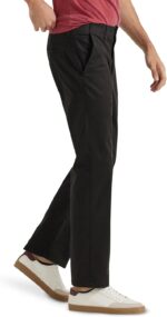 Men’s Straight Leg Work Trousers — Regular Fit, Flat Front Stretch
