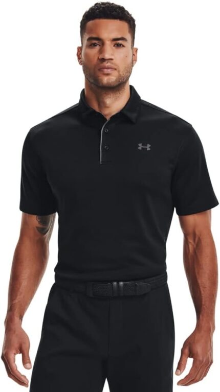 Men's Technical Golf Polo — Loose Fit Performance Knit