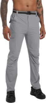Men’s Water-Repellent Cargo Hiking Trousers — Four-Way Stretch, Multi Pocket
