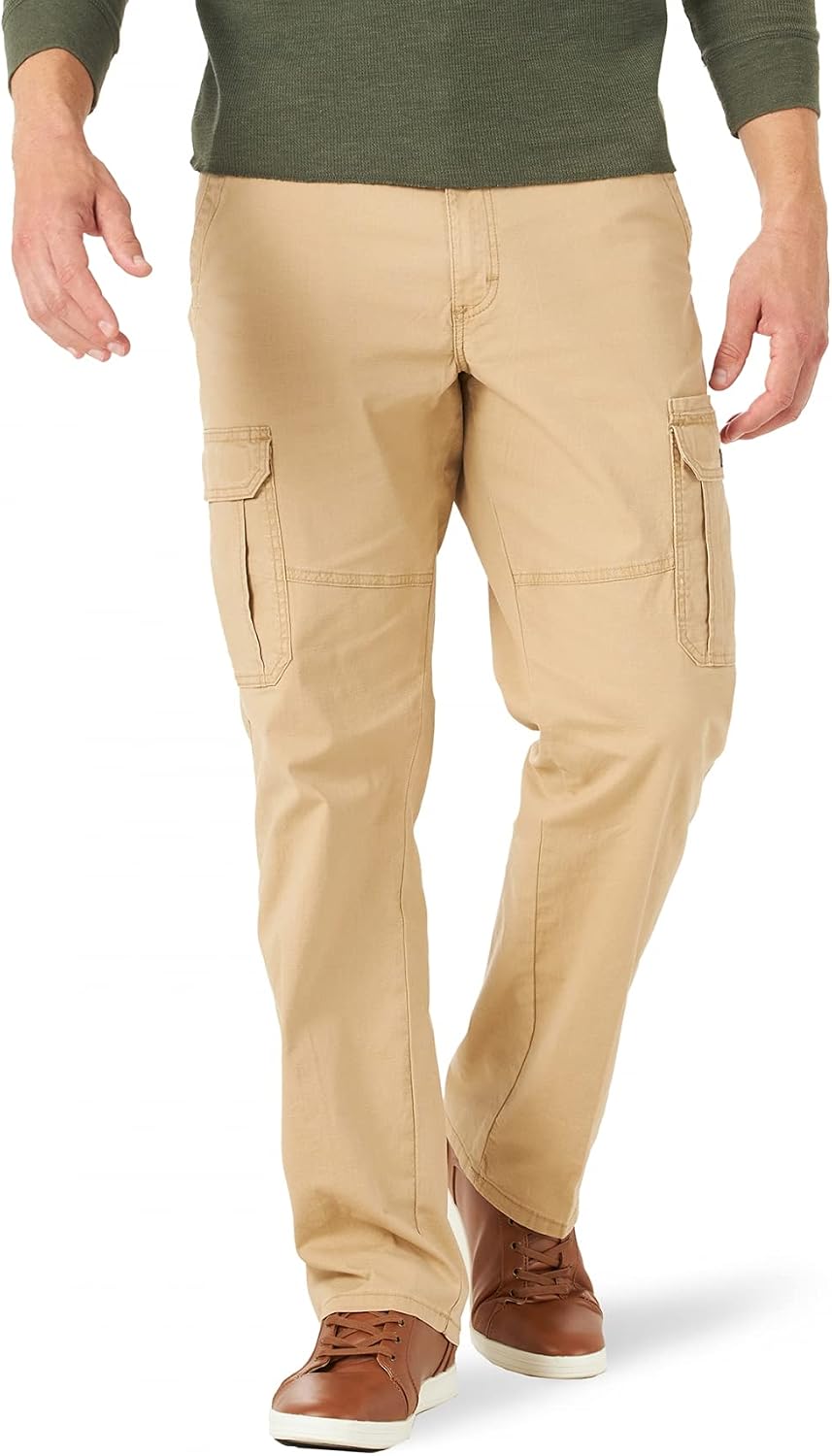 Wrangler Authentics Men's Relaxed Fit Stretch Cargo Pant Wrangler Authentics Men's Relaxed Fit Stretch Cargo Pant - Image 1